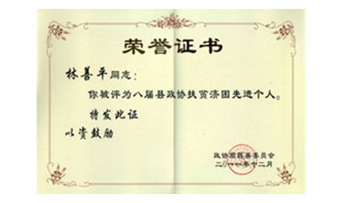 盡心盡力謀發(fā)展 盡職盡責(zé)為和諧--記縣政協(xié)常委、虹潤公司董事長林善平